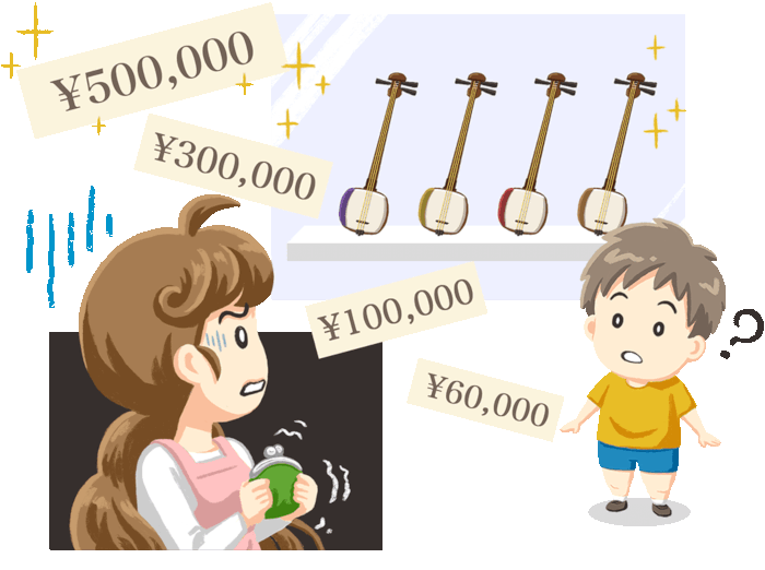 楽器が高い、楽器の選び方がわからない