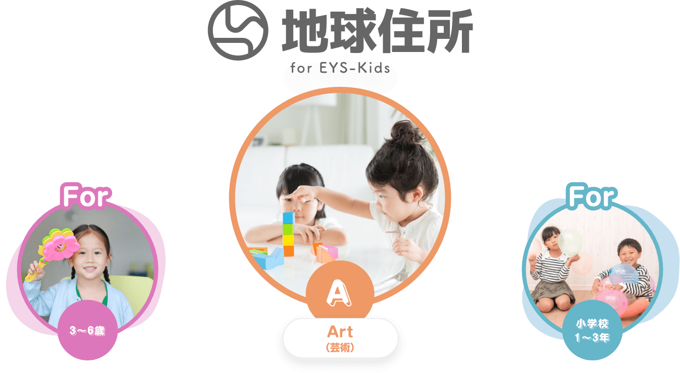 地球住所 for EYS-Kids For 3〜6歳 A Art(芸術) For 小学校1〜3年